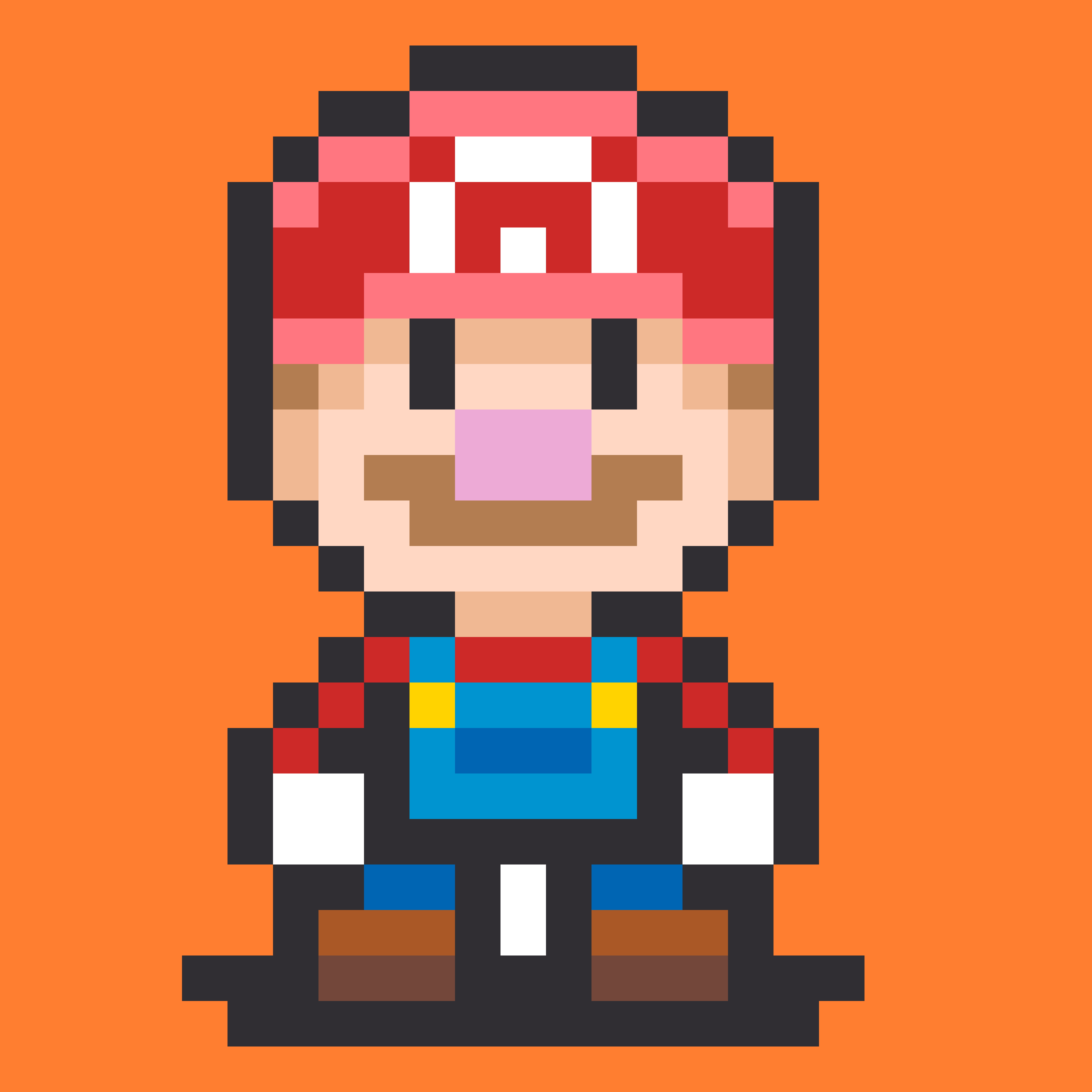 Mario pixel art kit