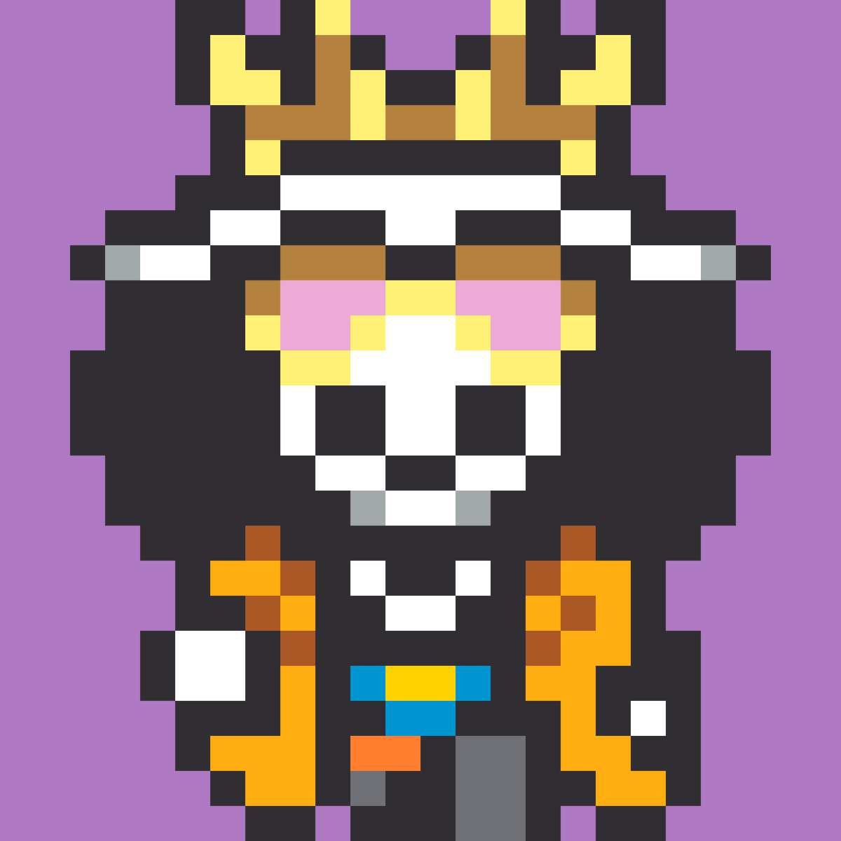 Soul King Brook pixel art kit